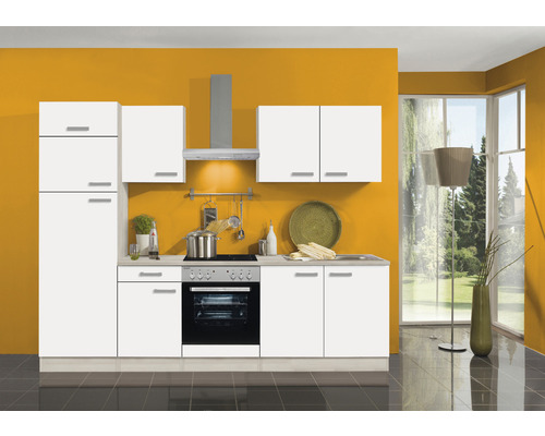 Optifit Küchenzeile mit Geräten Genf214 | Frontfarbe 270 cm HORNBACH