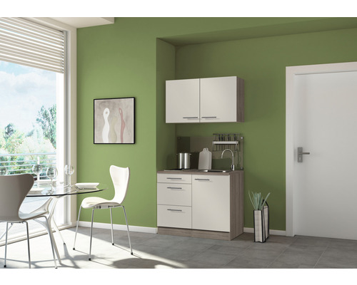 100 cm Optifit Miniküche mit Geräten | Arta288 Frontfarbe HORNBACH