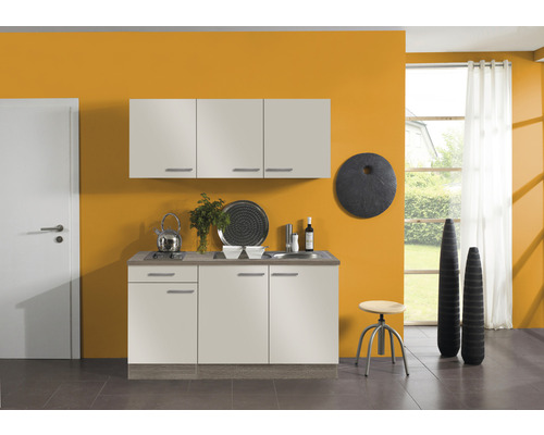 Optifit Singleküche mit Geräten Arta288 150 cm Frontfarbe | HORNBACH