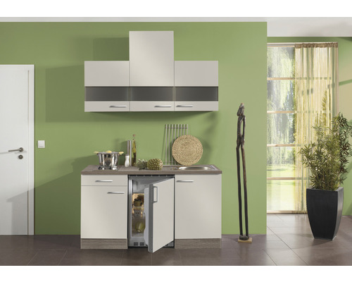 Optifit Singleküche mit Geräten Arta288 150 cm Frontfarbe | HORNBACH