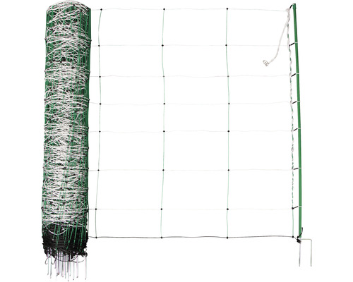 Schafnetz TopLine Plus Net Doppelspitze 50 m x 108 cm grün