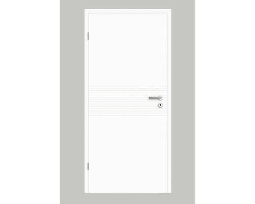 Pertura Zimmertür Linum 08 weiß lackiert (ähnlich RAL 9010) 86x198,5 cm Links Pertura Zimmertür Linum 08 weiß lackiert (ähnlich RAL 9010) 86x198,5 cm Links