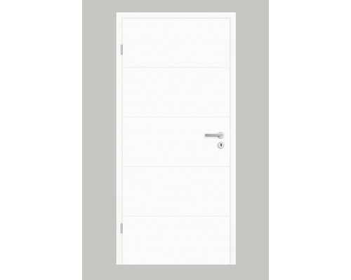 Pertura Zimmertür Tilda 10 Design weiß (ähnlich RAL 9003) 86x198,5 cm Links