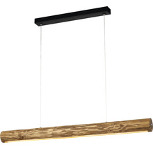 Hängelampe aus Holz mit LED-Beleuchtung