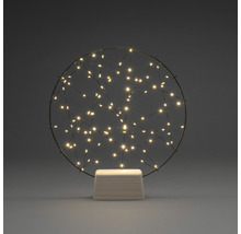 Dekorative Kugel Leuchte mit LED auf Sockel