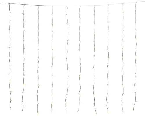 Lichtervorhang mit mehreren Strängen und kleinen Lichtern