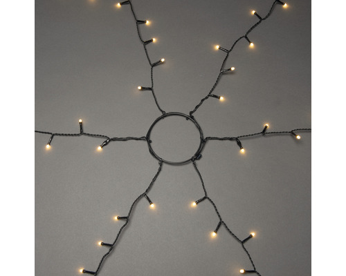 Weihnachtsbaum-Lichterkette mit Ringaufhängung