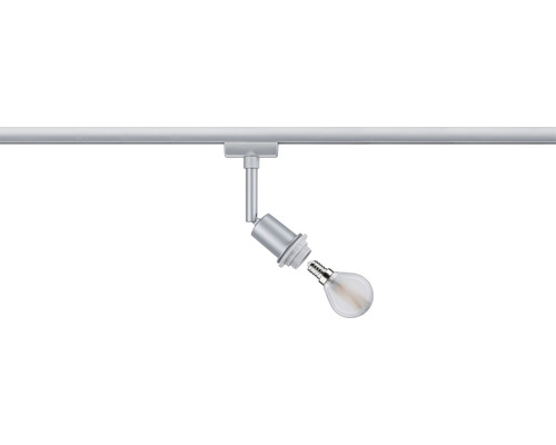 Schienenstrahler mit E14 Fassung und Leuchtmittel
