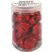 Aquariumdekoration Glas-Nuggets 0,75 kg rotlich
