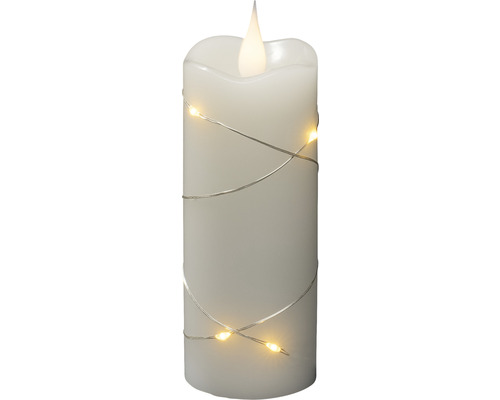 Dekorative LED Kerze mit Lichterkette