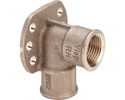 Viega Rotguss Wandscheibe 3471 1/2" IG 259778 Viega Winkel mit Befestigungsflansch für Rohre