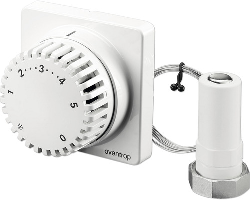 Oventrop Thermostat Uni FH M30 x 1,5 weiß 1012295 mit Fernverstellung Kapillarrohr 2000 mm