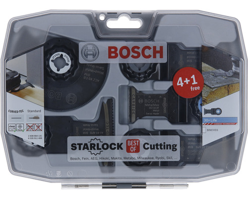 Bosch Starlock Multitool Sägeblatt Set in Kunststoffverpackung