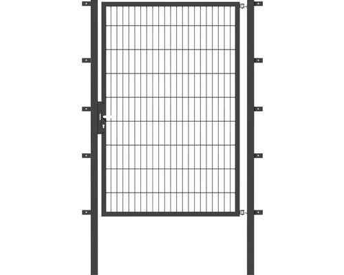 Einzeltor ALBERTS Flexo 125 x 180 cm 6/5/6 Rahmen 40x40 inkl. Pfosten 6 x 6 cm anthrazit