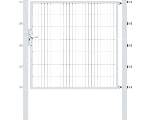 Einzeltor ALBERTS Flexo 6/5/6 150 x 140 cm inkl. Pfosten 8 x 8 cm feuerverzinkt-0