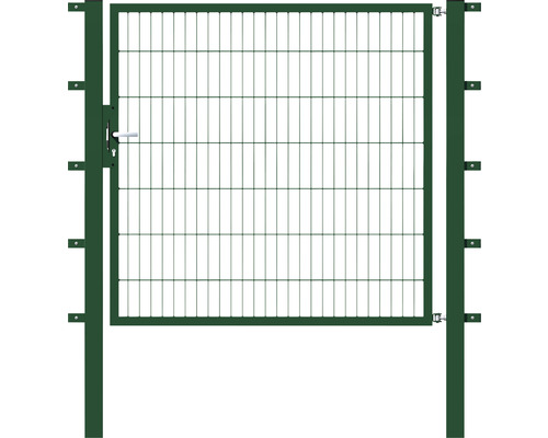 Einzeltor ALBERTS Flexo 150 x 140 cm 6/5/6 Rahmen 40x40 inkl. Pfosten 8 x 8 cm grün