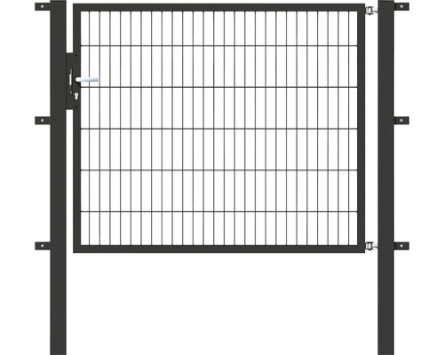 Einzeltor ALBERTS Flexo 150 x 120 cm 6/5/6 Rahmen 40x40 inkl. Pfosten 8 x 8 cm anthrazit-0