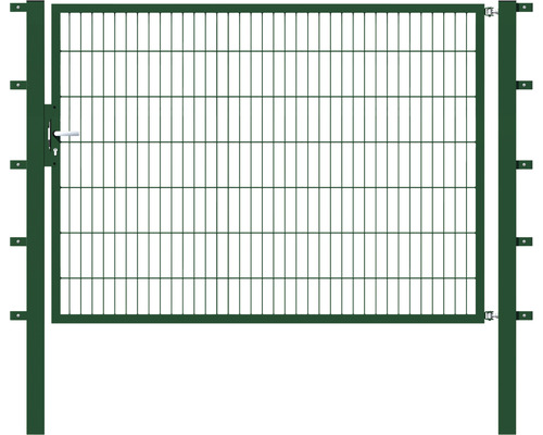 Einzeltor ALBERTS Flexo 200 x 140 cm 6/5/6 Rahmen 40x40 inkl. Pfosten 8 x 8 cm grün