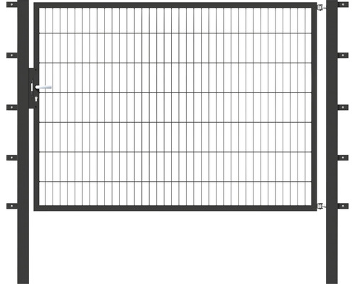 Einzeltor ALBERTS Flexo 200 x 140 cm Typ 6/5/6 Rahmen 40x40 inkl. Pfosten 8 x 8 cm anthrazit Einzeltor ALBERTS Flexo 200 x 140 cm Typ 6/5/6 Rahmen 40x40 inkl. Pfosten 8 x 8 cm anthrazit