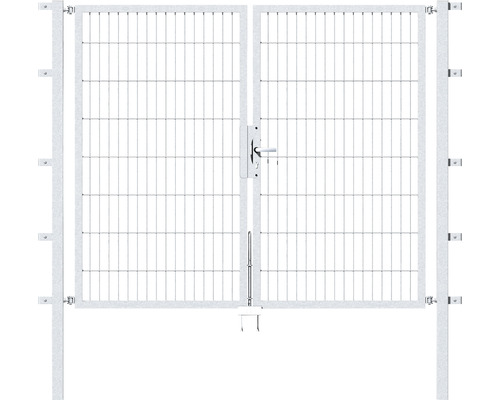 Doppeltor ALBERTS Flexo 200 x 160 cm 6/5/6 Rahmen 40x40 inkl. Pfosten 6 x 6 cm feuerverzinkt-0