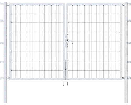 Doppeltor ALBERTS Flexo 250 x 160 cm 6/5/6 Rahmen 40x40 inkl. Pfosten 6 x 6 cm feuerverzinkt