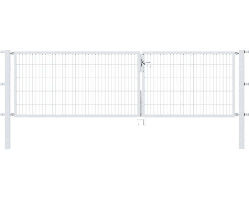 Doppeltor ALBERTS Flexo 350 x 100 cm 6/5/6 Rahmen 40x40 inkl. Pfosten 8 x 8 cm feuerverzinkt