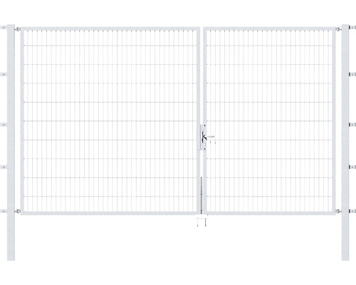 Doppeltor ALBERTS Flexo 350 x 200 cm 6/5/6 Rahmen 40x40 inkl. Pfosten 8 x 8 cm feuerverzinkt