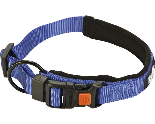 Halsband Karlie Art Sportiv Premium Gr. S 20 mm 35 - 40 cm blau Hundehalsband aus Nylon mit Schnalle