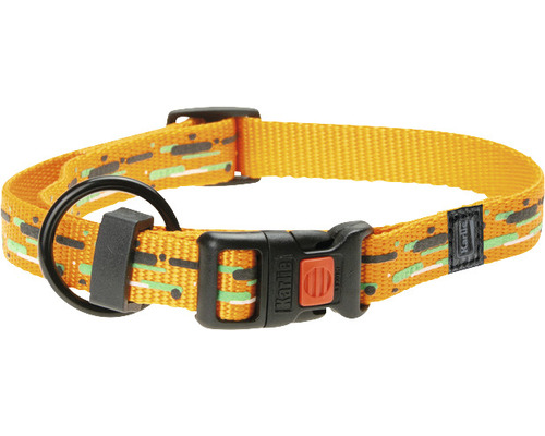 Halsband Karlie Art Sportiv Mix and Match Stripe verstellbar Gr. S 30 - 45 cm orange