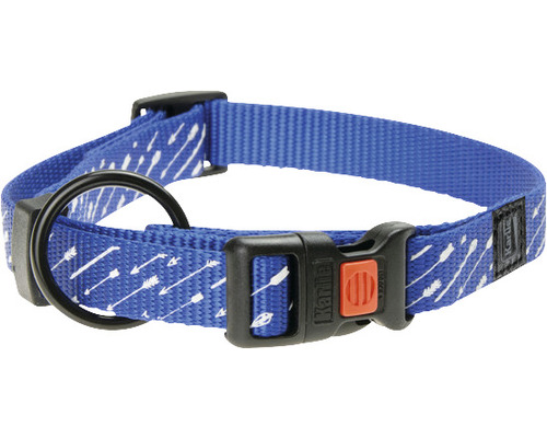 Halsband Karlie Art Sportiv Mix and Match Arrow verstellbar Gr. S 30 - 45 cm blau Blaues Hundehalsband mit Pfeilmuster