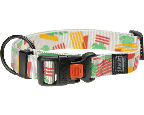 Halsband Karlie Art Sportiv Mix and Match Tropic verstellbar Gr. L 45 - 65 cm grau