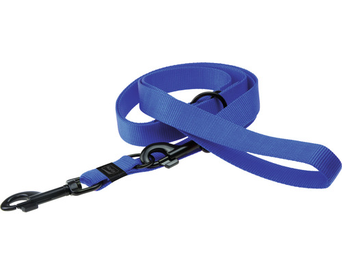 Führleine Karlie Art Sportiv Mix and Match 2 m 20 mm Gr. M blau Blaue Hundeleine mit Karabinerhaken