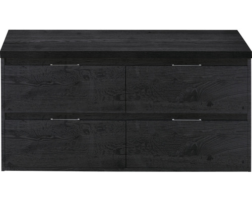 Waschtischunterschrank mit vier Schubladen und Griffen