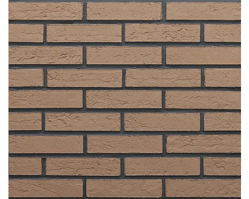 Rebel of Style Wandverblender UltraFlex Brick Bronze WF 5 x 21 cm Ziegelwand mit rechteckigen Ziegelsteinen und dunklen Fugen