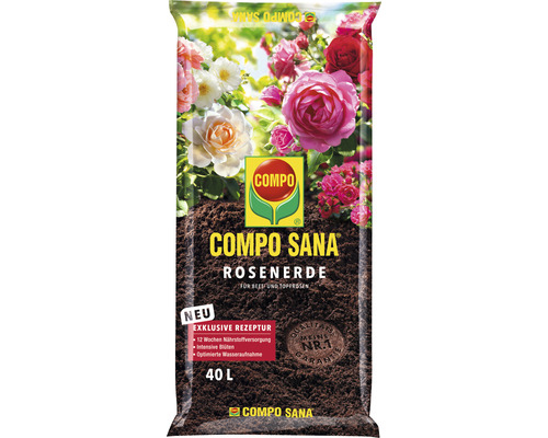 Compo Sana Rosenerde Sack, 40 Liter