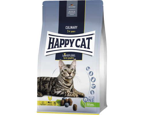 Katzenfutter trocken HAPPY CAT Culinary Adult Geflügel 1,3 kg Happy Cat Culinary Land Geflügel Trockenfutter für Katzen ab einem Jahr