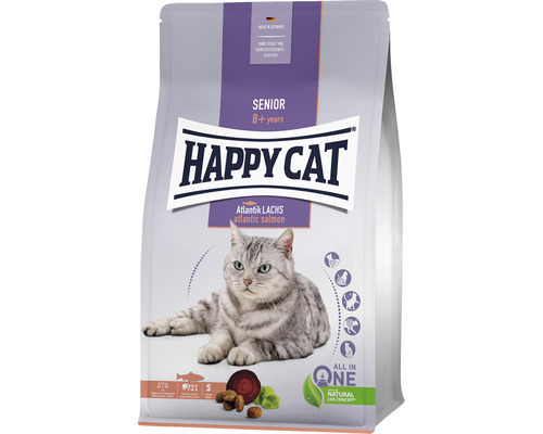 Katzenfutter trocken HAPPY CAT Senior Lachs 300 g