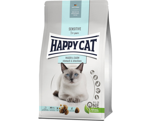 Katzenfutter trocken HAPPY CAT Sens Magen & Darm 300 g Happy Cat Sensitive Trockenfutter für Katzen mit Magen- und Darmproblemen