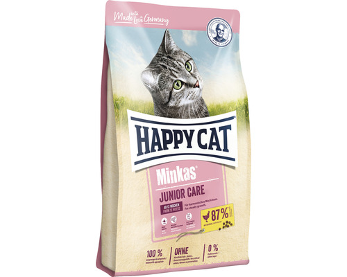 Katzenfutter trocken HAPPY CAT Minkas Junior Geflügel 500 g Happy Cat Minkas Junior Care Katzenfutter