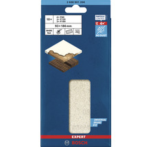 Schleifblatt für Schwingschleifer Bosch, 93x186 mm, Korn 80/120/180, Ungelocht, 10 Stück