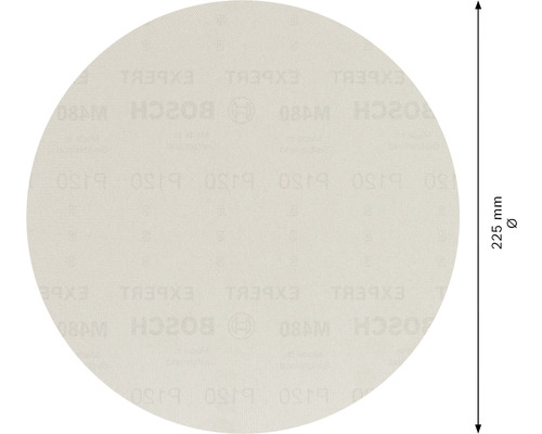 Schleifscheibe mit 225 Millimeter Durchmesser