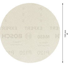 Schleifblatt für Exzenterschleifer Bosch, Ø150 mm, Korn 120, Ungelocht, 50 Stück