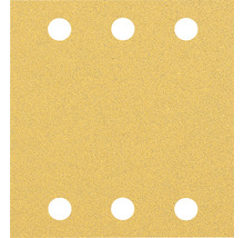 Schleifblatt für Schwingschleifer Bosch, 115x107 mm, Korn 120, 6-Loch, 50 Stück