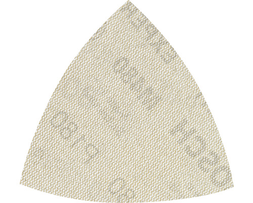 Schleifblatt für Deltaschleifer Bosch, 93x93x93 mm, Korn 180, Ungelocht, 50 Stück Dreieckiges Schleifpapier für Dreieckschleifer