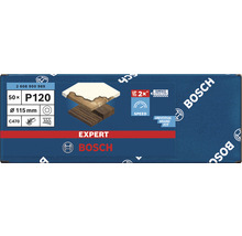 Bosch Expert Schleifpapier P120, 115 mm Durchmesser, 50 Stück