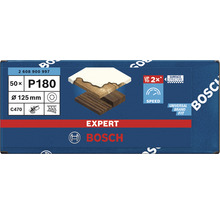 Bosch Expert Schleifpapier P180, 125 mm Durchmesser, 50 Stück