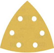 Dreieckiges Schleifpapier mit Löchern