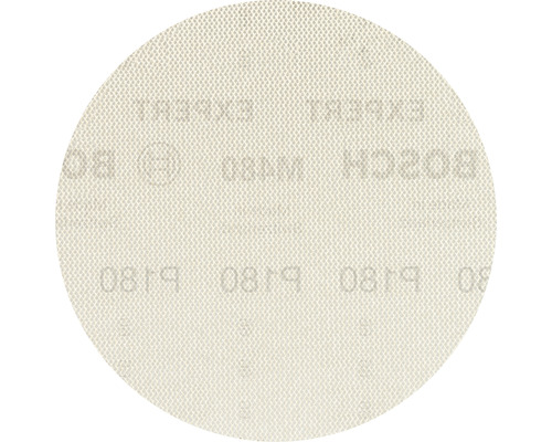Schleifblatt für Exzenterschleifer Bosch, Ø125 mm, Korn 180, Ungelocht, 50 Stück