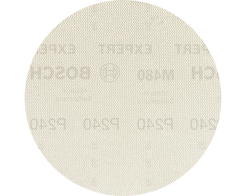 Schleifblatt für Exzenterschleifer Bosch, Ø125 mm, Korn 240, Ungelocht, 50 Stück