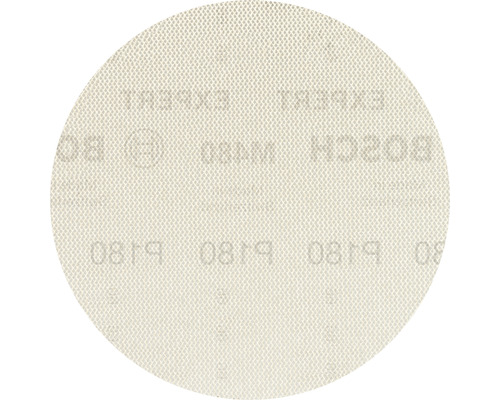 Schleifblatt für Exzenterschleifer Bosch, Ø150 mm, Korn 180, Ungelocht, 50 Stück